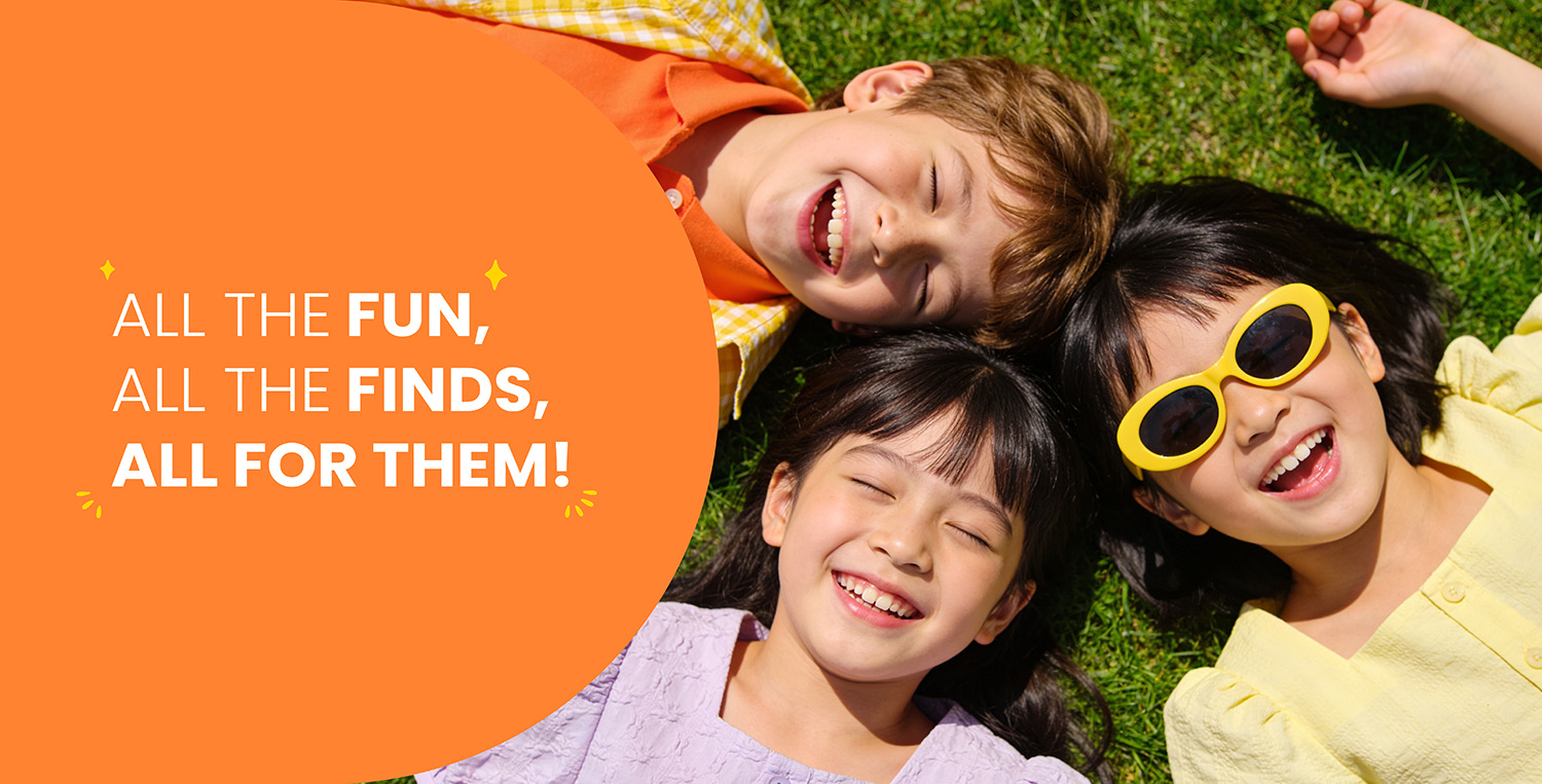 Happy kids outdoors